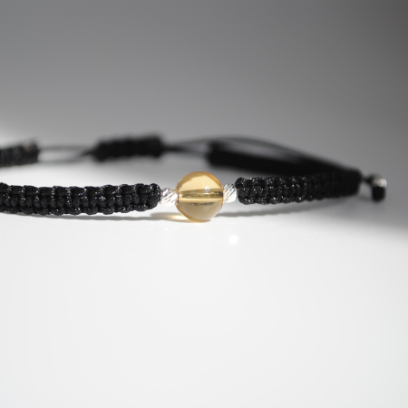 Brățară cu Citrin  – Zodia Fecioară – Șnur Reglabil & Argint 925 – Gabrieli [2]