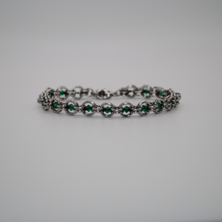 Bratari - Brățară Green Glow - Oțel inoxidabil