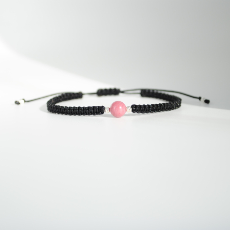 Brățară Rodonit  6 mm – Zodia Leu Vindecare Emoțională & Forță Interioară, Handmade, Argint 925 [1]