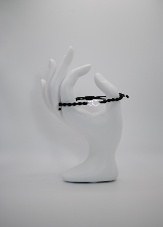 Bratari - Brățară Twin Heart Twist - Argint 925