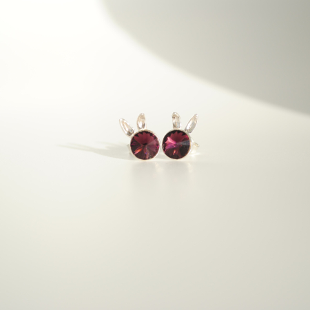 Cercei Violet Bunny - Argint 925 [4]