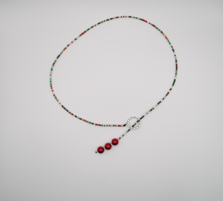 Colier XMas Toogle Red [2]