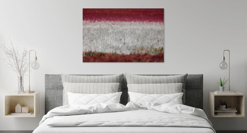 Tablou canvas, Camp de plante de saratura (Salicornia sp.), colours, 100x70 cm [4]