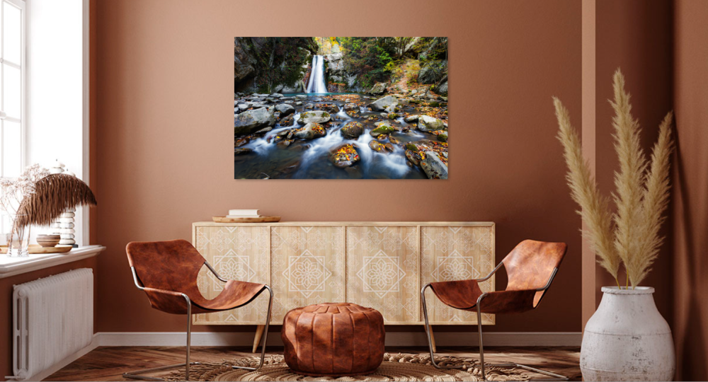 Tablou canvas, Cascada Casoca toamna, Buzau, 120x80 cm [3]