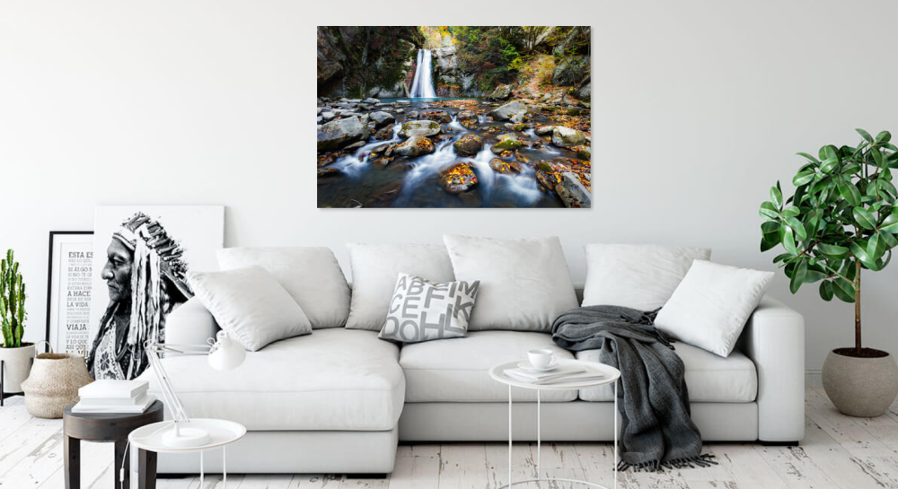 Tablou canvas, Cascada Casoca toamna, Buzau, 120x80 cm [2]