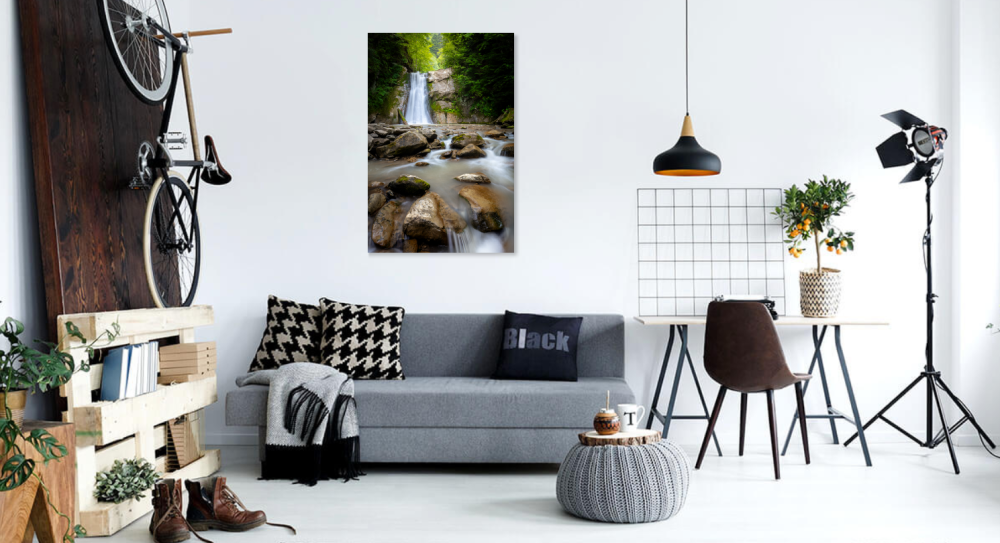 Tablou canvas, Cascada Casoca vara, portrait, Buzau, 60x90 cm [2]