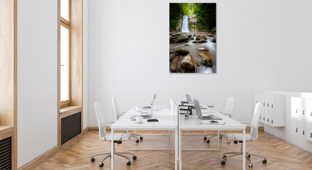 Tablou canvas, Cascada Casoca vara, portrait, Buzau, 60x90 cm [4]