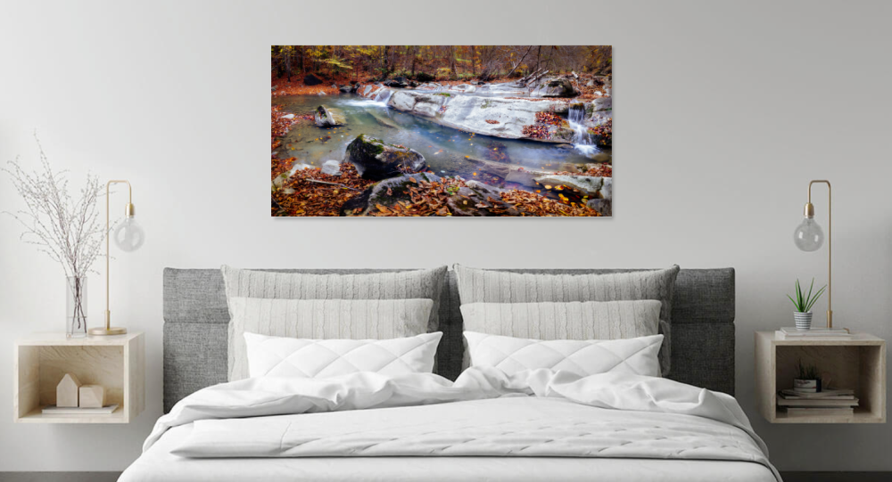 Tablou canvas, Cascada in Muntii Tarcau, 120x80 cm [2]