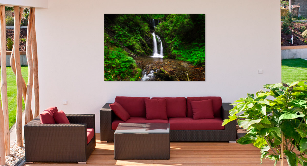 Tablou canvas, Cascada Piscul Negru, Muntii Fagaras, 50x30 cm [2]