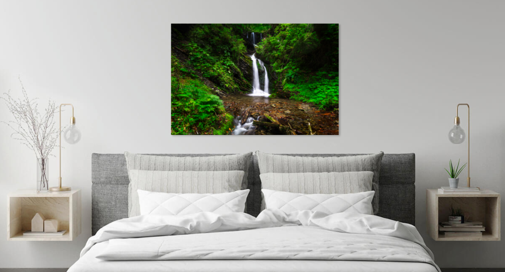 Tablou canvas, Cascada Piscul Negru, Muntii Fagaras, 50x30 cm [4]