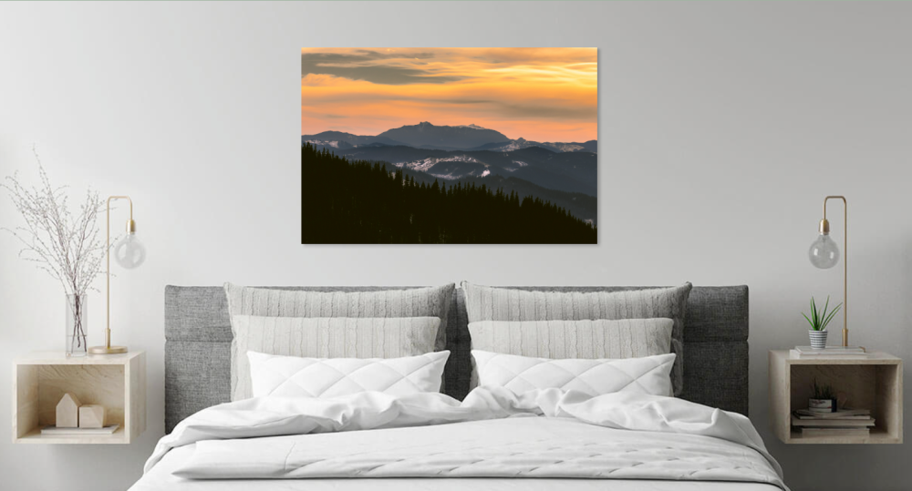 Tablou canvas, Ceahlaul in lumina apusului, 100x70 cm [5]