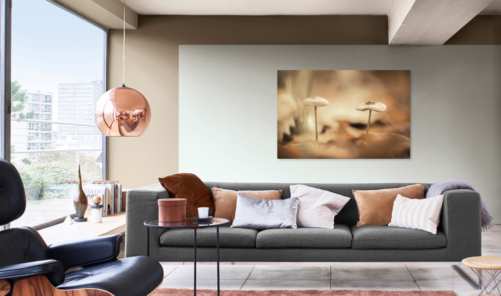 Tablou canvas, Ciupercute in padure, 100x70 cm [2]