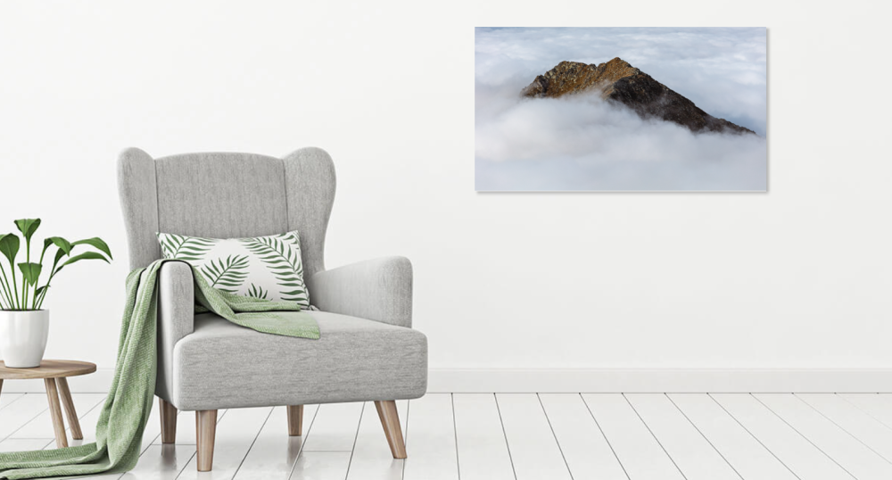 Tablou canvas, Muntii Fagaras in nori, 90x60 cm [3]