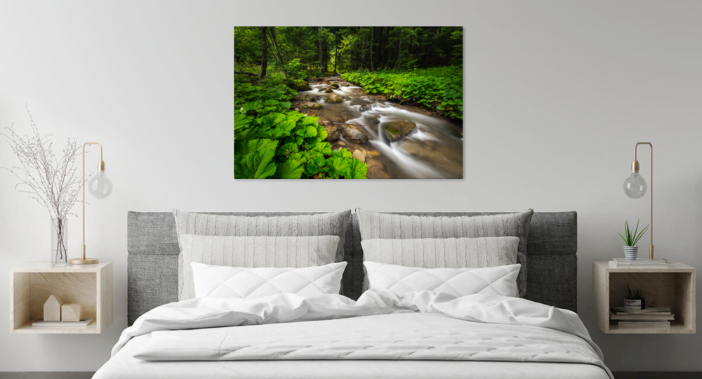 Tablou canvas, Parau de munte la Cheia, Muntii Ciucas, 75x50 cm [2]