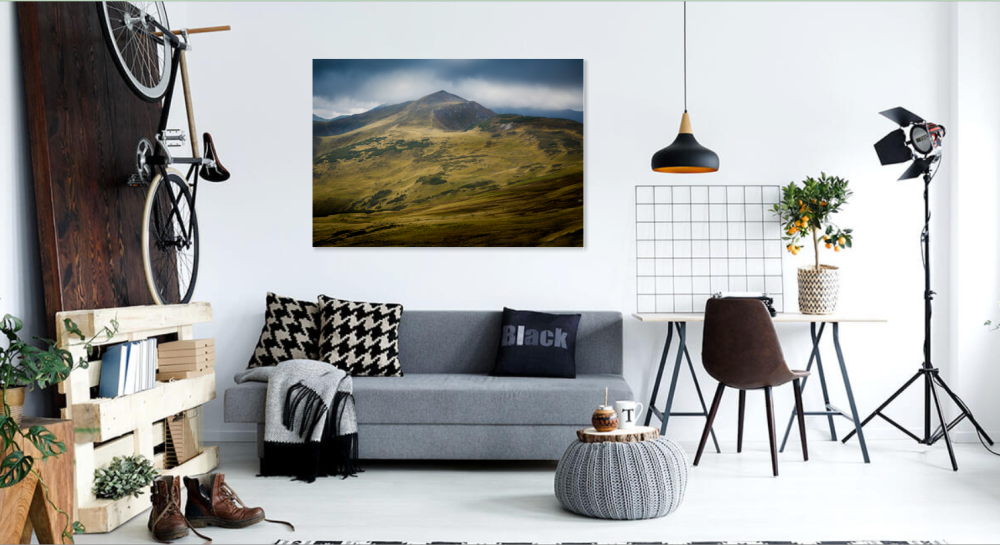 Tablou canvas, Peisaj de sfarsit de toamna in Muntii Rodnei, 100x70 cm [2]