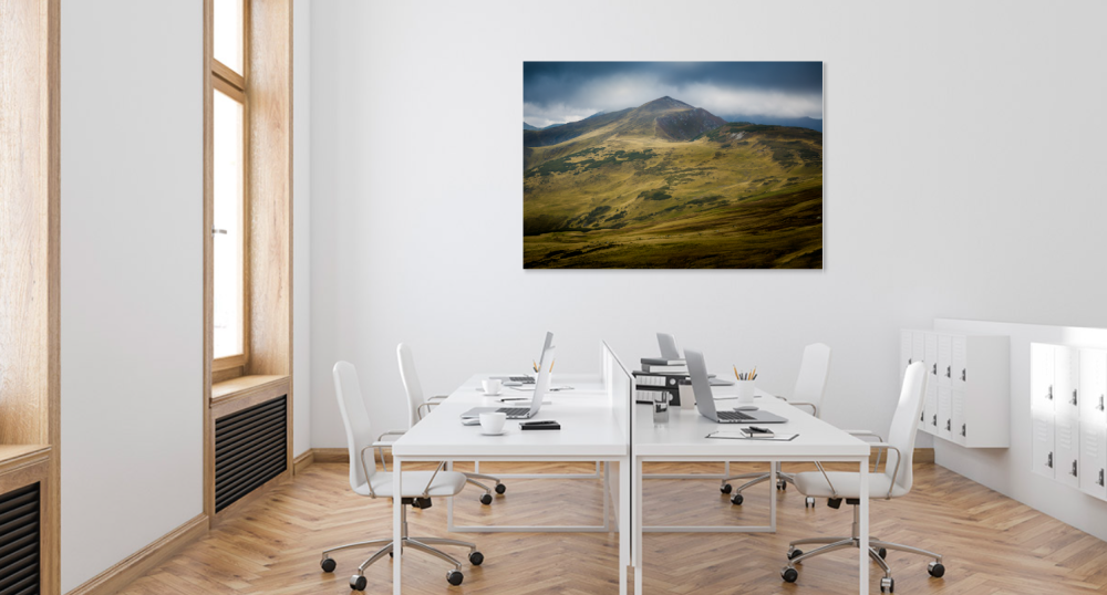 Tablou canvas, Peisaj de sfarsit de toamna in Muntii Rodnei, 100x70 cm [4]