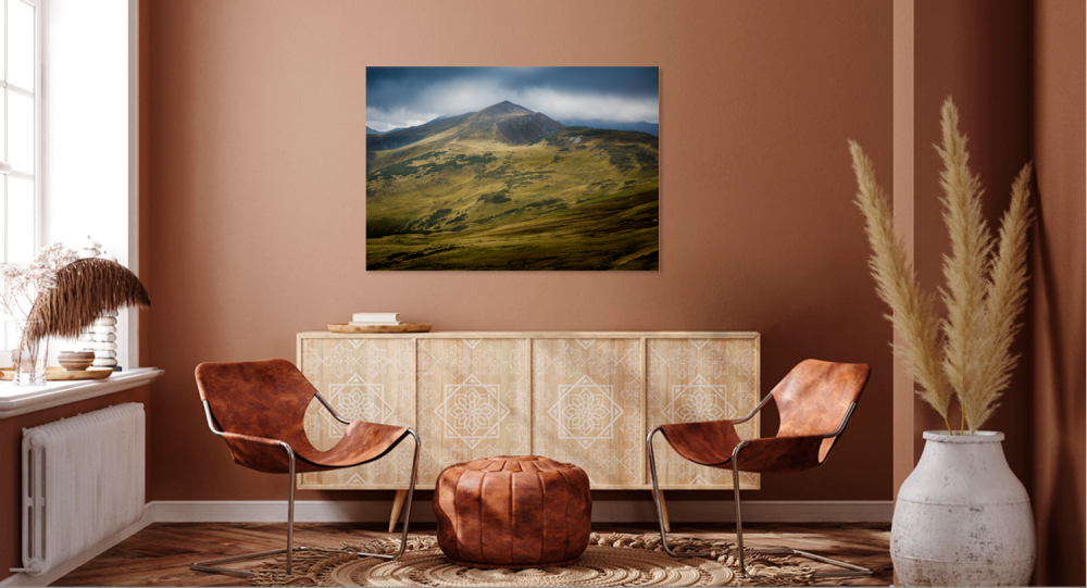 Tablou canvas, Peisaj de sfarsit de toamna in Muntii Rodnei, 100x70 cm [3]