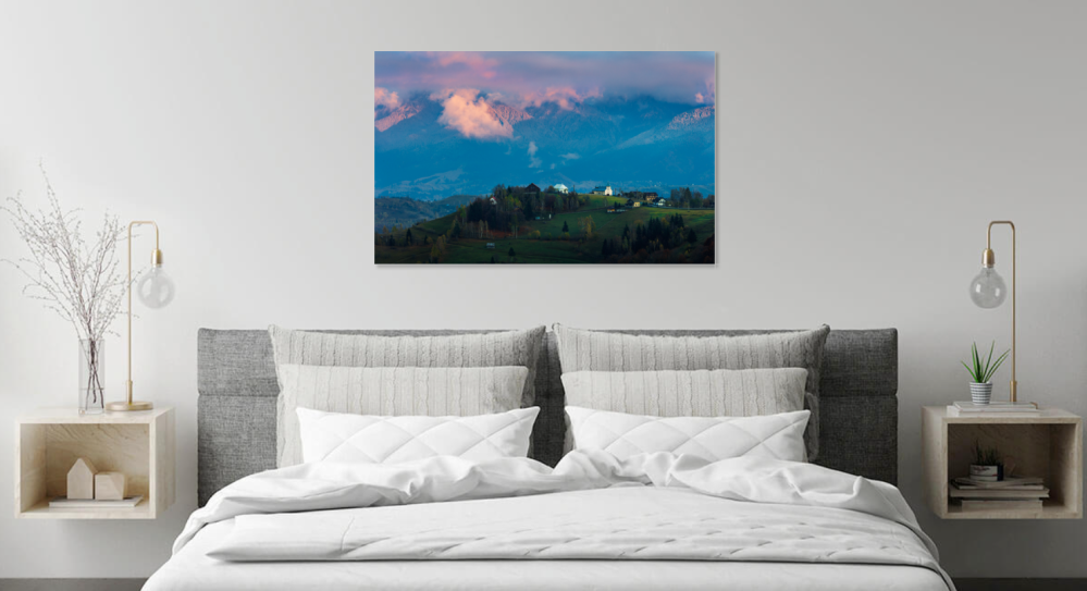 Tablou canvas, Peisaj din satul Pestera, Brasov, 120x80 cm [4]