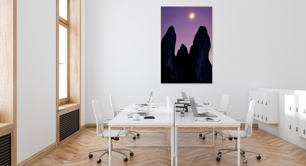 Tablou canvas, Pietrele Doamnei, Muntii Rarau, Luna, 70x100 cm [4]