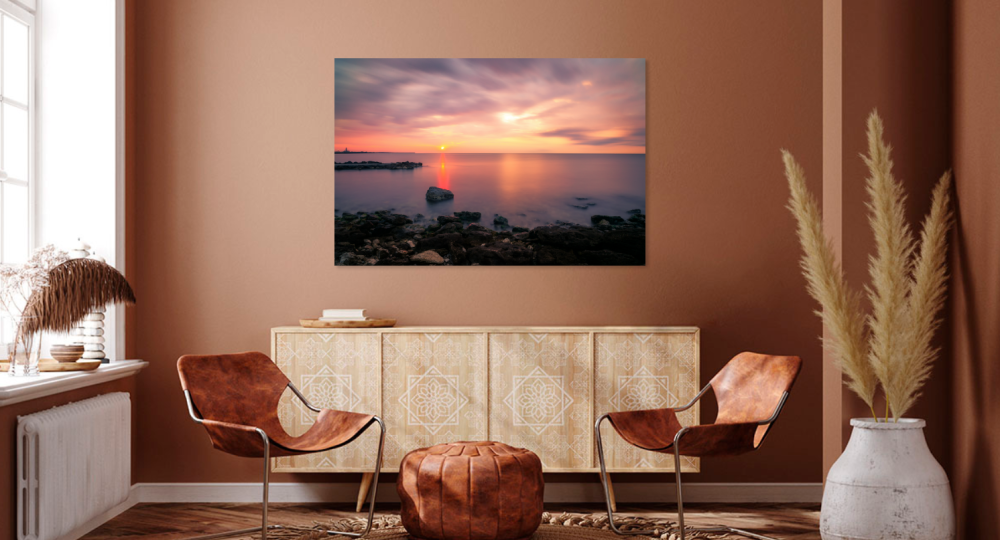 Tablou canvas, Rasarit mirific pe coasta Marii Negre, 120x80 cm [3]