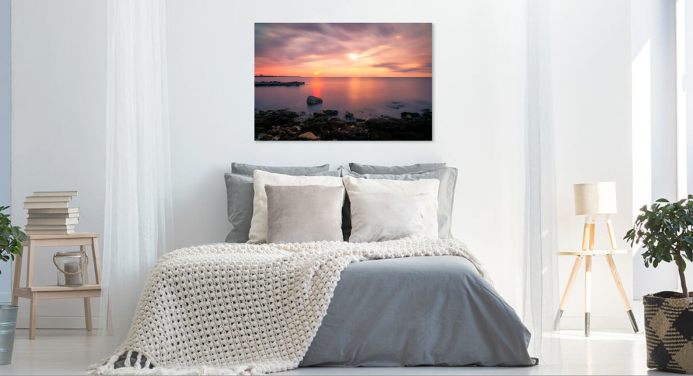 Tablou canvas, Rasarit mirific pe coasta Marii Negre, 120x80 cm [2]