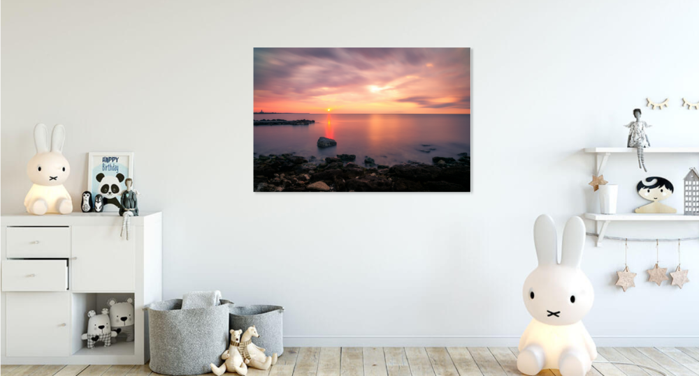 Tablou canvas, Rasarit mirific pe coasta Marii Negre, 120x80 cm [5]