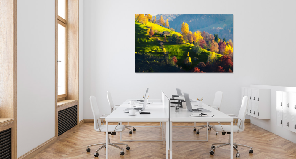 Tablou canvas, Toamna pe dealurile Branului, munte, 120x80 cm [4]