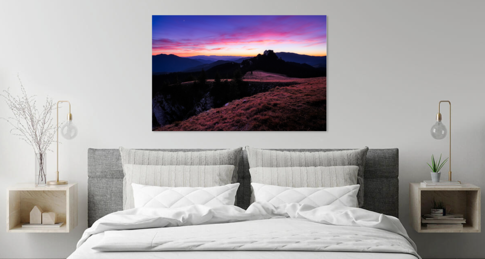 Tablou canvas, Vedere spre Pietrele Doamnei, Muntii Rarau, 120x80 cm [4]