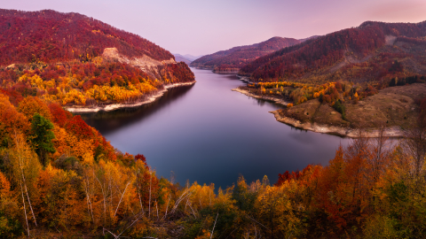 Tablouri canvas - Tablou canvas, Barajul Siriu, Buzau, 120x80 cm