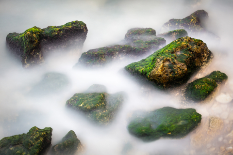 Tablouri canvas - Tablou canvas, Stanci pe malul Marii Negre, 90x60 cm