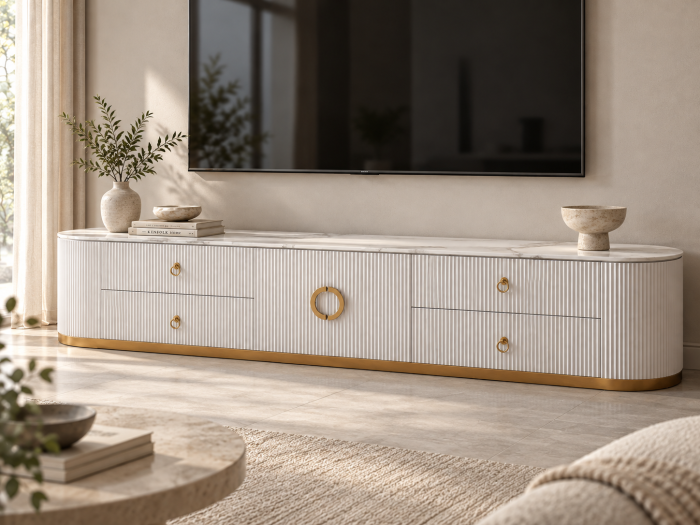 Comoda tv Carlton 200x40x46cm MDF [3]