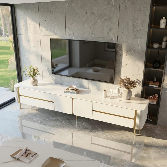 Comoda TV Comfivo 200x40x46cm MDF [2]