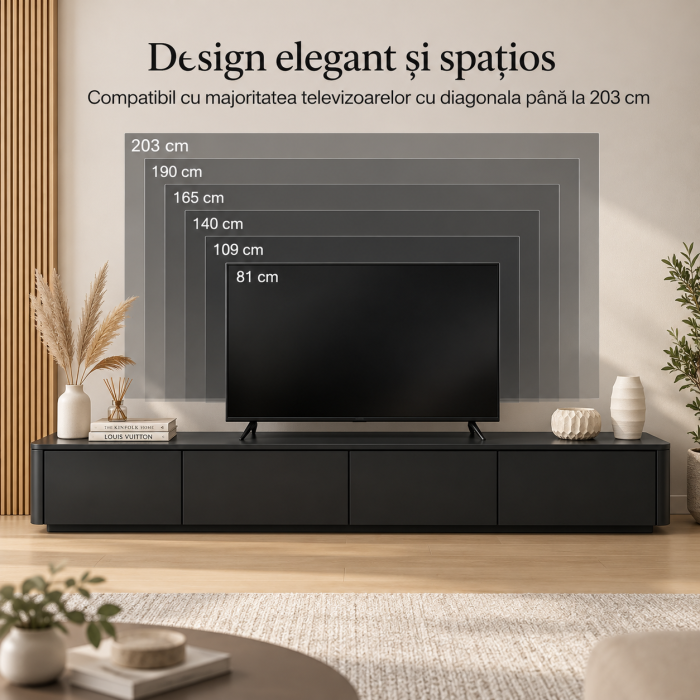 Comoda TV DALLAS MDF 200x39.5 x42 [7]