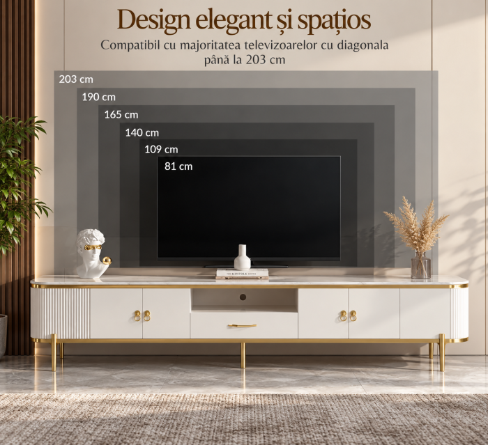 Comoda TV RICHMOND MDF 200x39.5x49 [6]