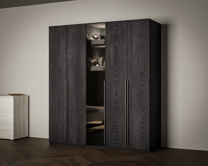 DRESSING DALLAS NEGRU 180x60x200cm, LED [1]