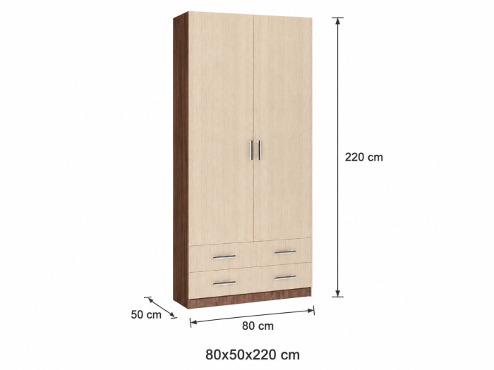 Dulap Mono Shimo 80x50x220 Cm [4]