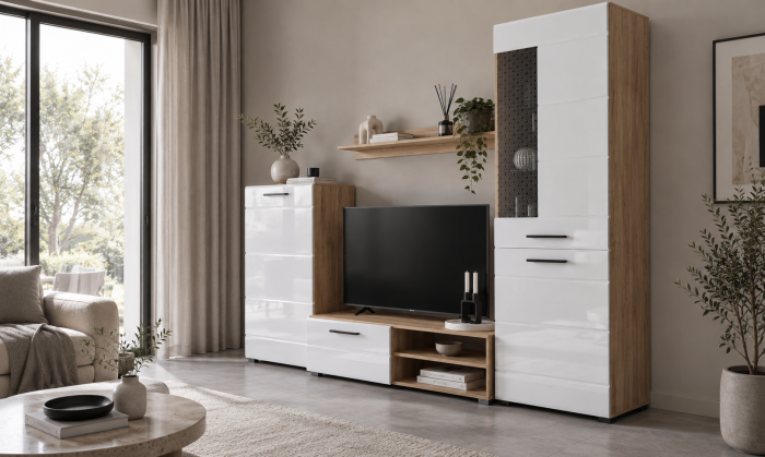 Living Asti Alb 236X44X200 Cm [3]