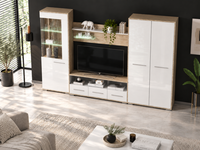 Living Frida, 275x192x52 Cm MDF+lumina led [3]