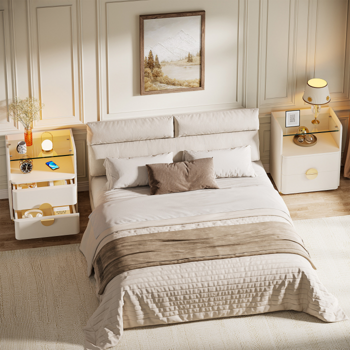 NOPTIERA VERSAY LUX MDF + STICLA,50X40X62 CM [4]