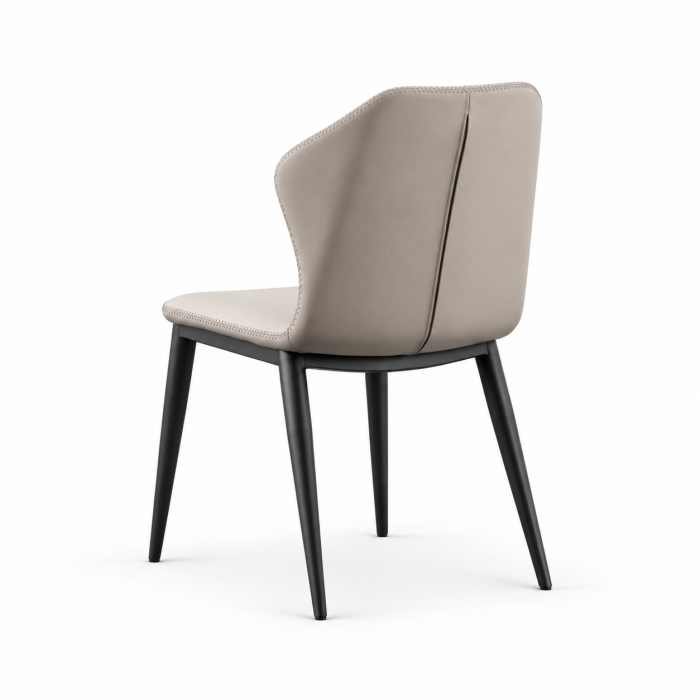Scaun dining Como 50x52x85cm Crem+Gri [3]