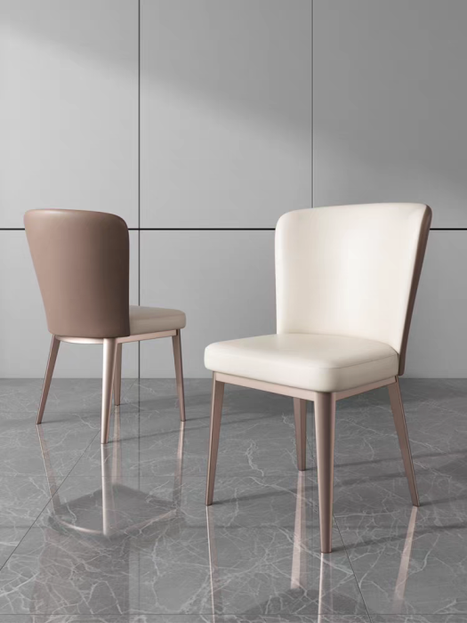 Scaun dining nova 45x48x84cm Maro+Crem [2]