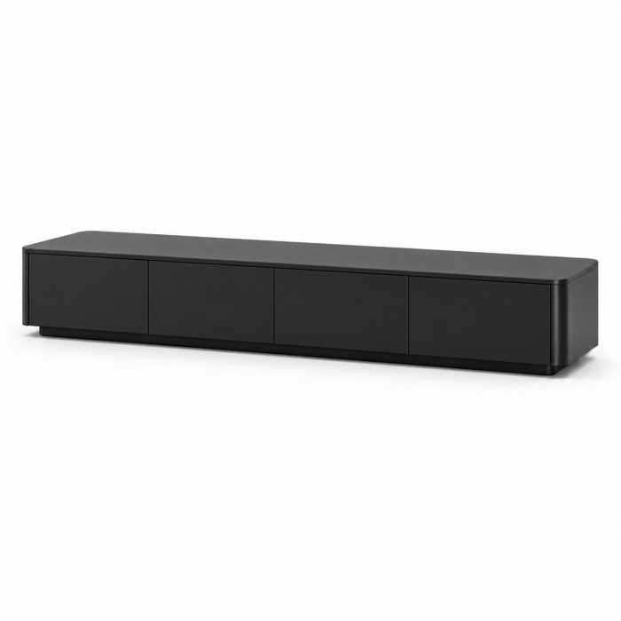 Set Comoda tv 200x39.5 x42+ masa cafea BLACK [4]