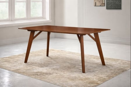 Set Masa extensibila + 6 Scaune Wood 1 LUX  1200x1200mm [2]