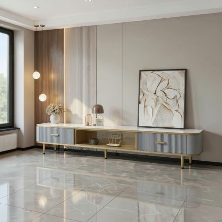 Comode TV - Comoda TV Hilton MDF 200x39x400