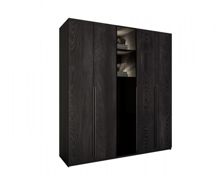 DRESSING DALLAS NEGRU 180x60x200cm, LED [5]