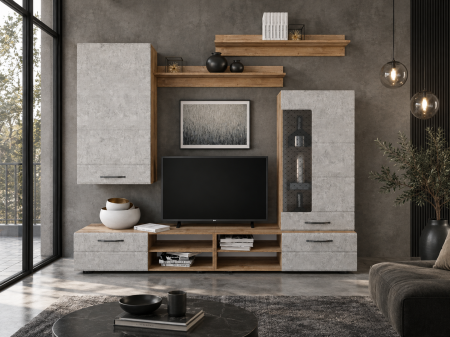 Seturi mobilier - Living Asti Granit 230X44X200 Cm