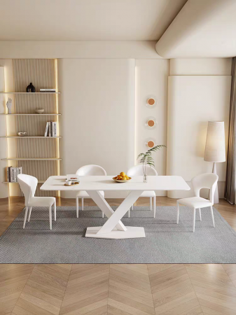 MASA DINING 611 1600*800*750 MARMURA ALB [1]