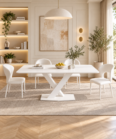Mese dining - MASA DINING 611 1800*900*750 MARMURA ALB