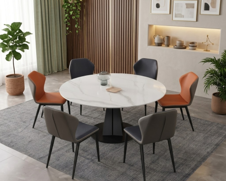 Mese marmura - Masa rotunda dining marmura 681 1350x750