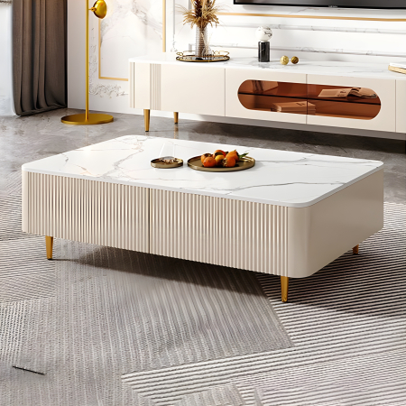 Masute cafea - Masuta cafea Cavalli MDF+ Marmura 130x70x40